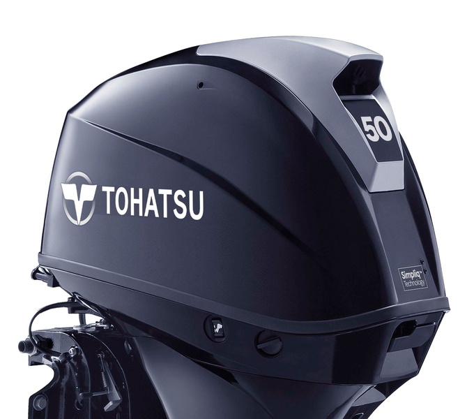 New 2021 Tohatsu MFS50A EFTS 50hp EFI 4 Stroke Tiller Power Tilt