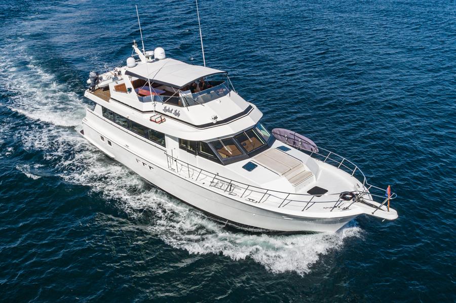 Hatteras Sport Deck Motorb Tar Till Salu Yachtworld