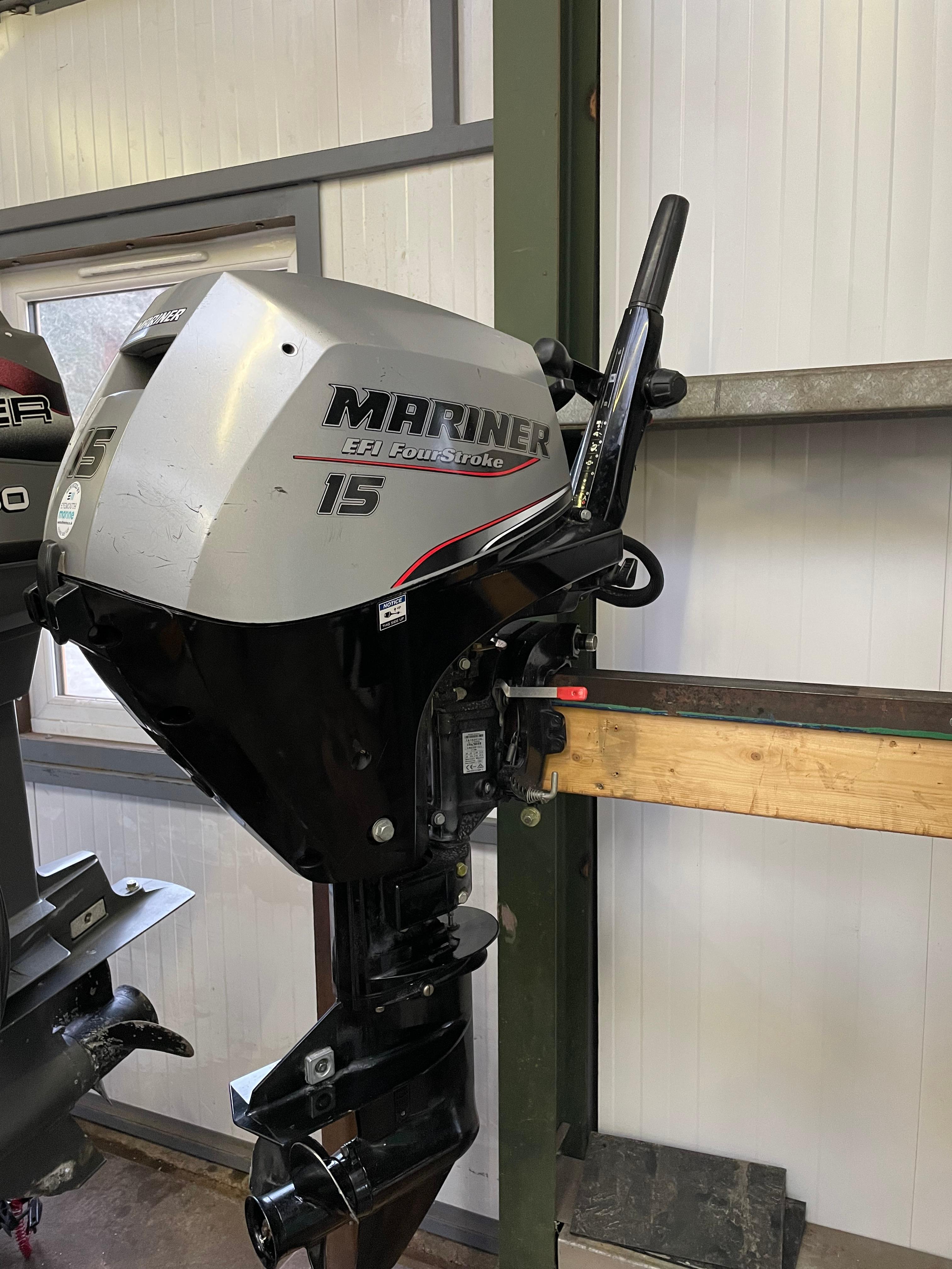 Used 2020 Mariner 15hp 4 Stroke Short Shaft Boats And Outboards