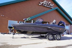 2026 Nitro ZV19 Sport boat displayed at All Out Marine dealership.