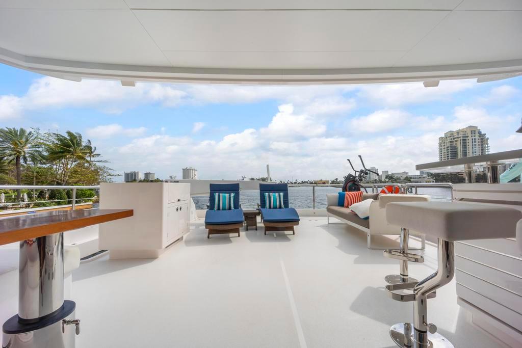 Boat Deck Aft and Blue Upholstered Lounges