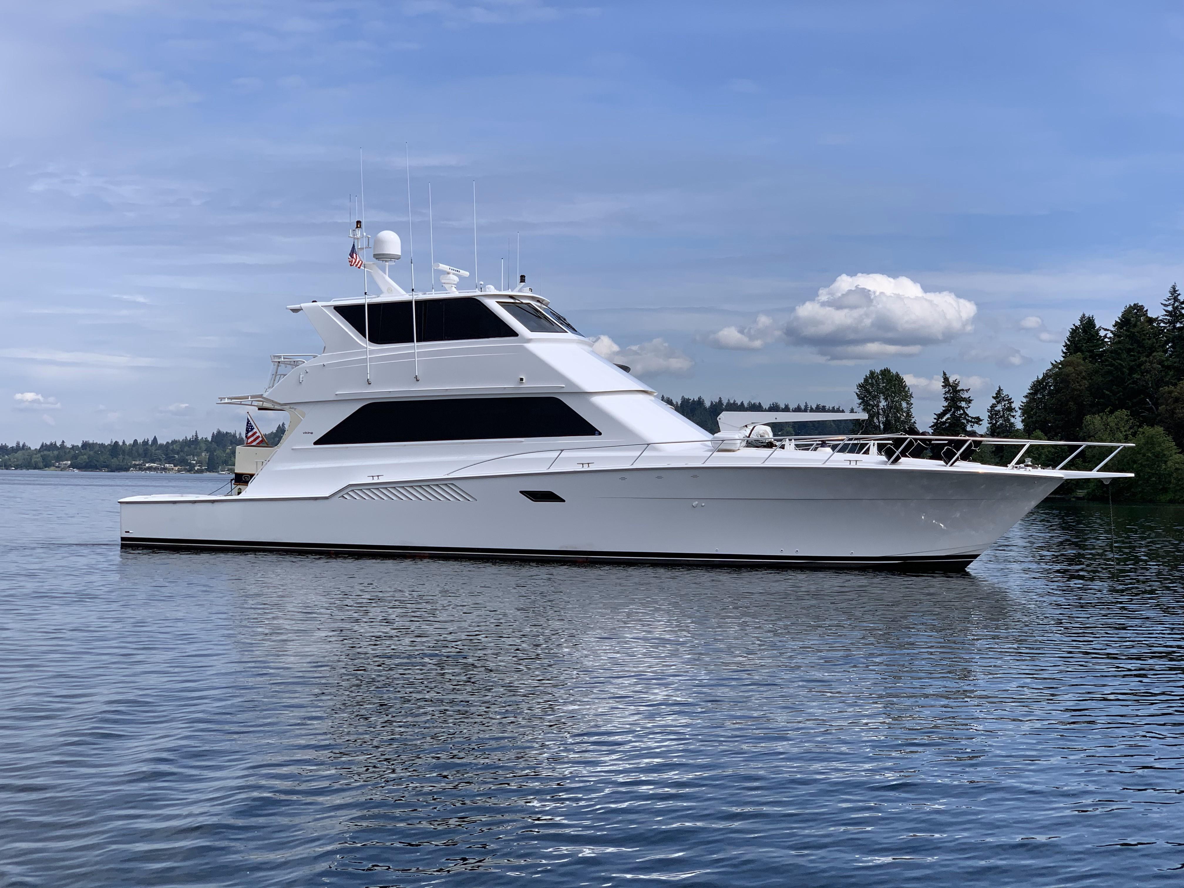 2000 Viking 72 Convertible #TBRB72520 inventory image at Sun Country Yachts, South Lake Union (Seattle) 2000 Viking 72 Convertible #TBRB72520 inventory image at Sun Country Yachts, South Lake Union (Seattle)