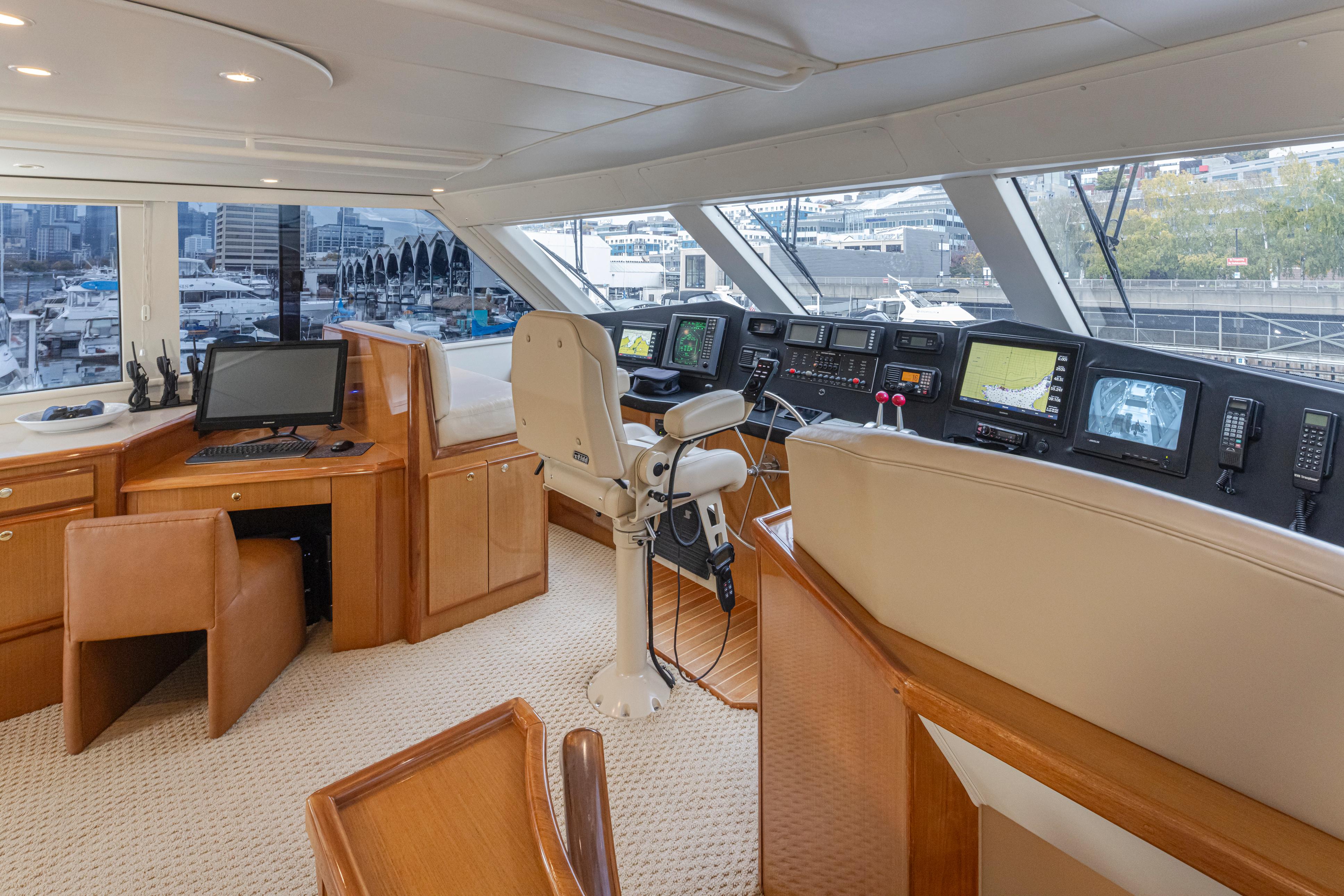 2000 Viking 72 Convertible #TBRB72520 inventory image at Sun Country Yachts, South Lake Union (Seattle) 2000 Viking 72 Convertible #TBRB72520 inventory image at Sun Country Yachts, South Lake Union (Seattle)