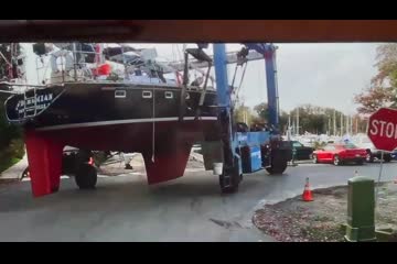 Custom 53' Expedition Voyaging Lifting Keeler video