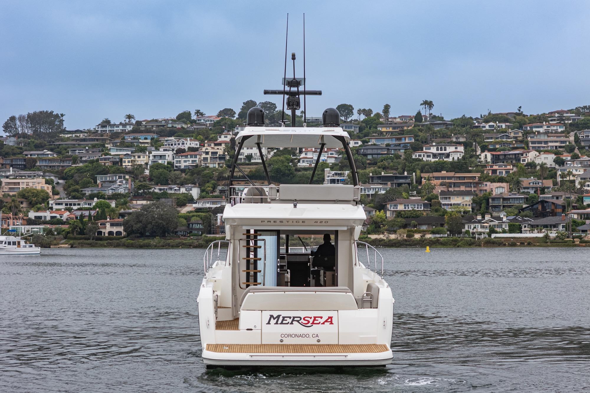 2021 Prestige 420 #TBRL034LLC inventory image at Sun Country Marine Group, Newport Beach