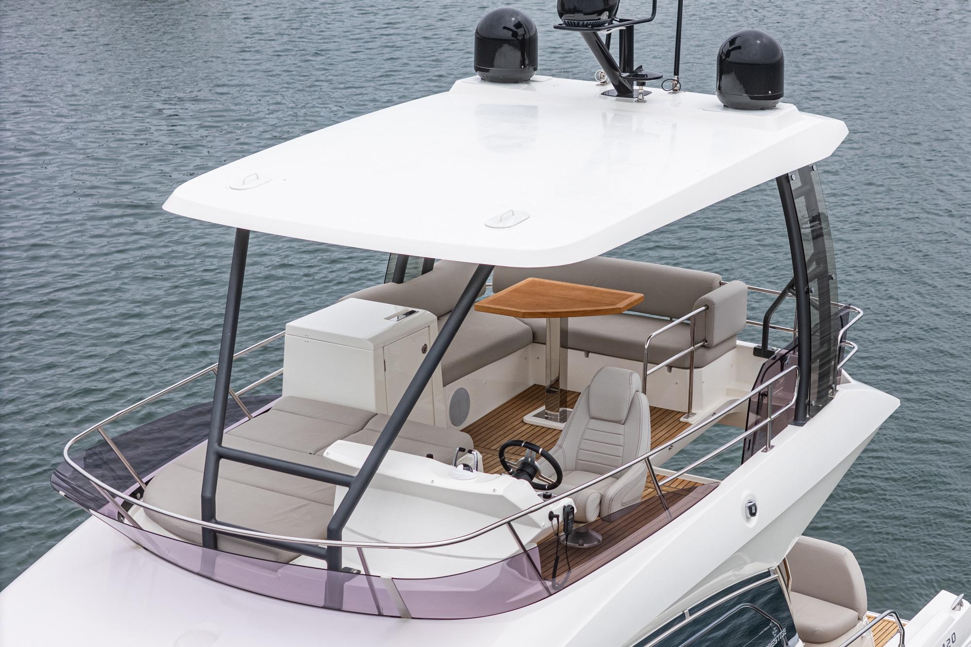 2021 Prestige 420 #TBRL034LLC inventory image at Sun Country Marine Group, Newport Beach