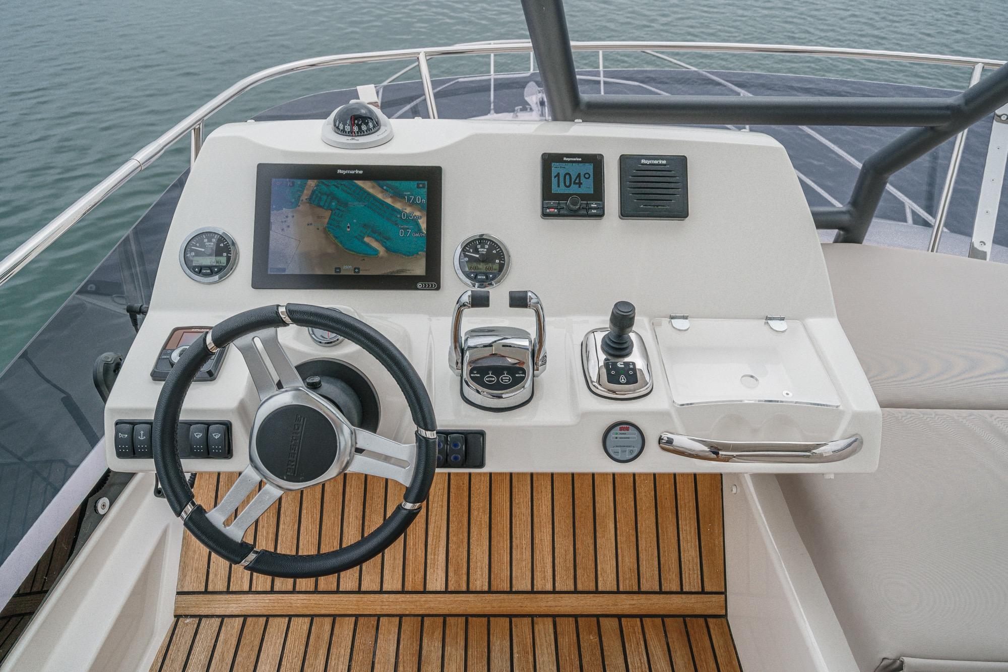 2021 Prestige 420 #TBRL034LLC inventory image at Sun Country Marine Group, Newport Beach