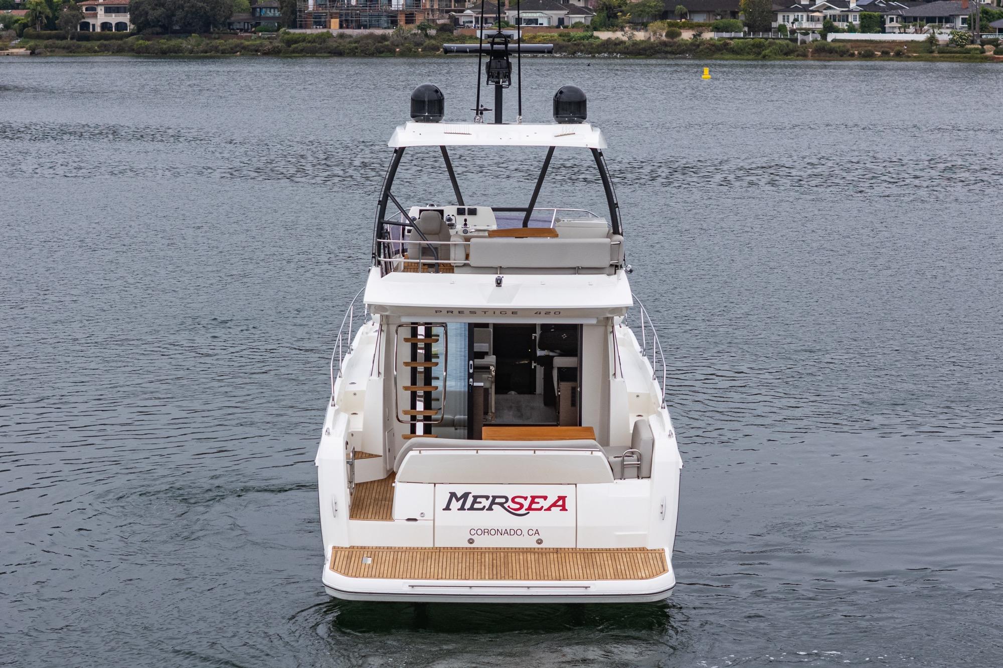 2021 Prestige 420 #TBRL034LLC inventory image at Sun Country Marine Group, Newport Beach