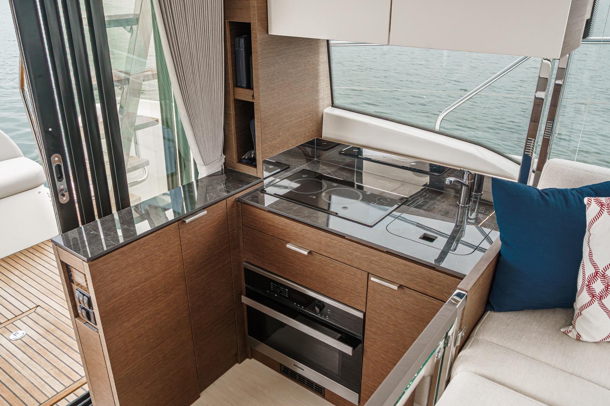 2021 Prestige 420 #TBRL034LLC inventory image at Sun Country Marine Group, Newport Beach