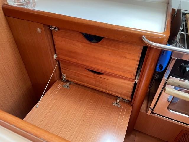 Custom galley storage