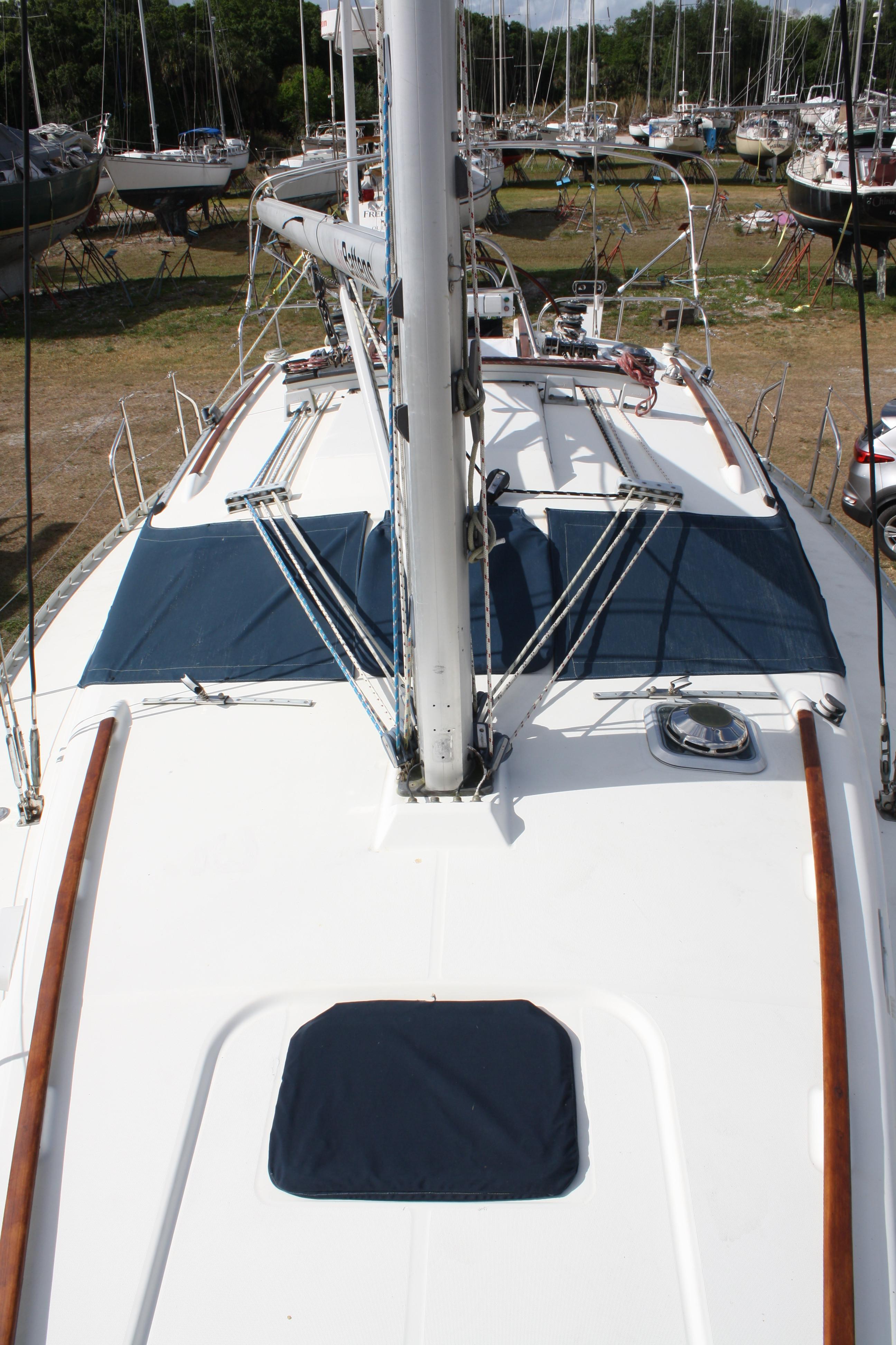Looking aft you