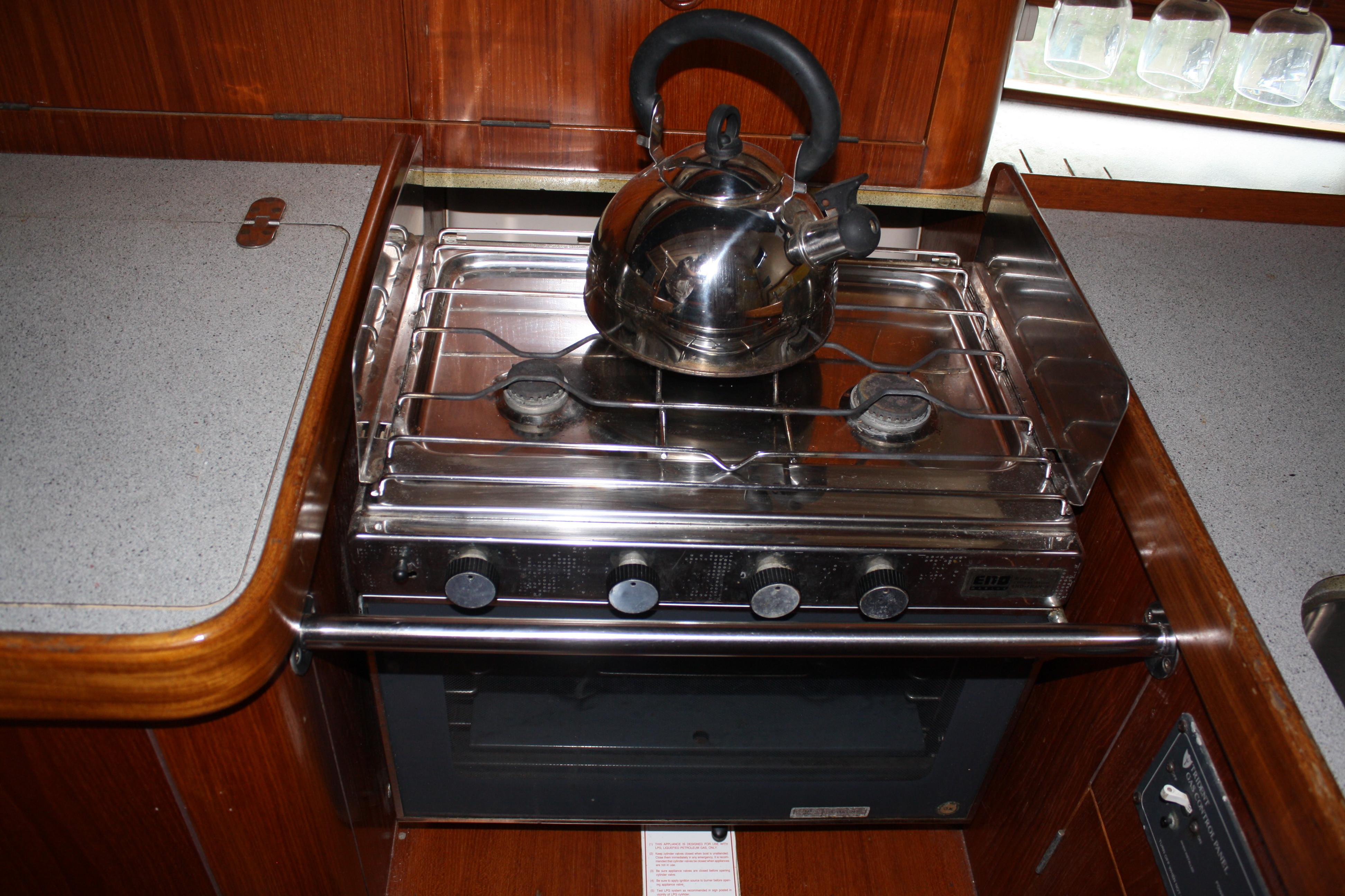 Nicely maintained propane stove and oven