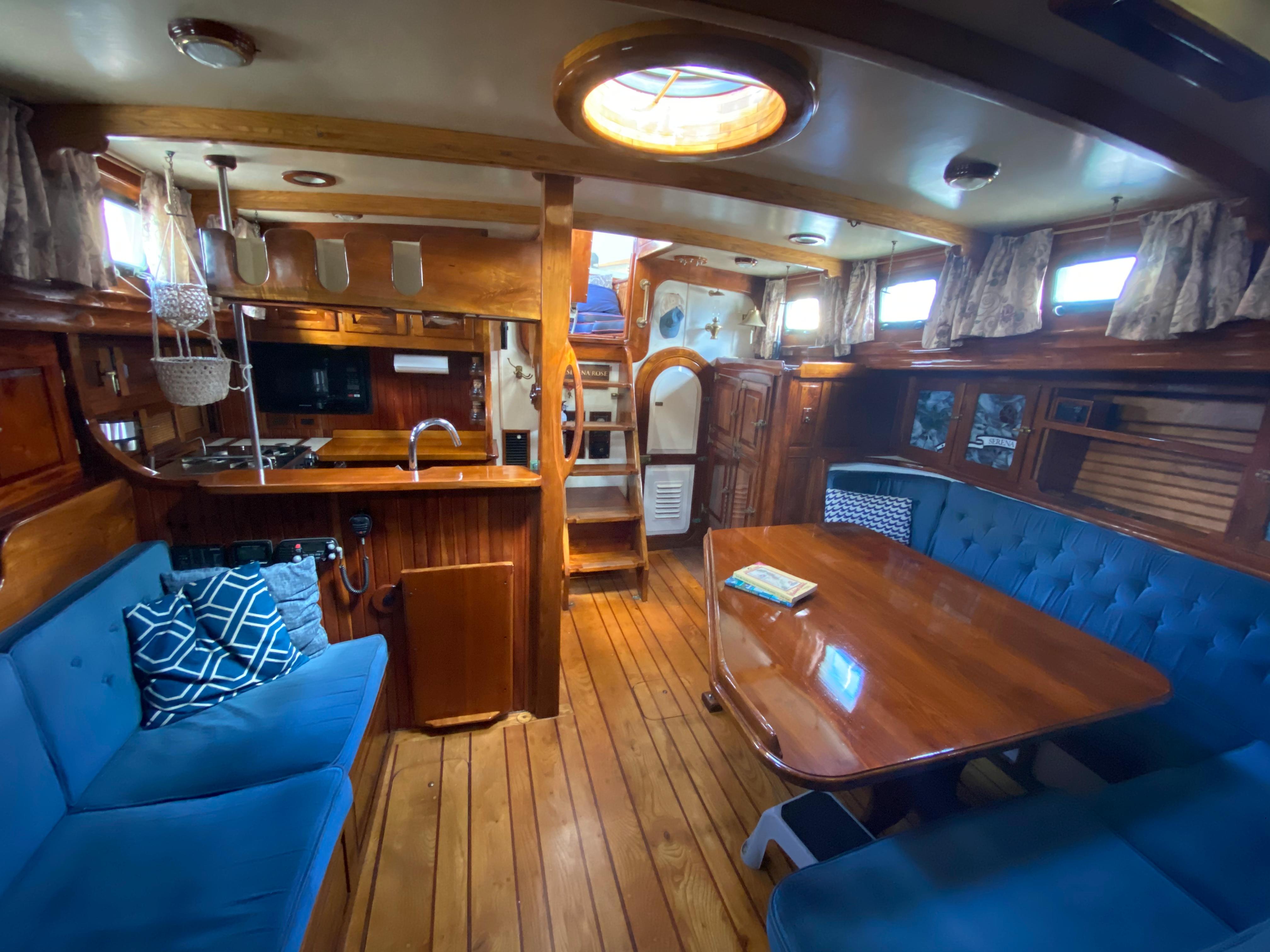 Looking aft in main salon
