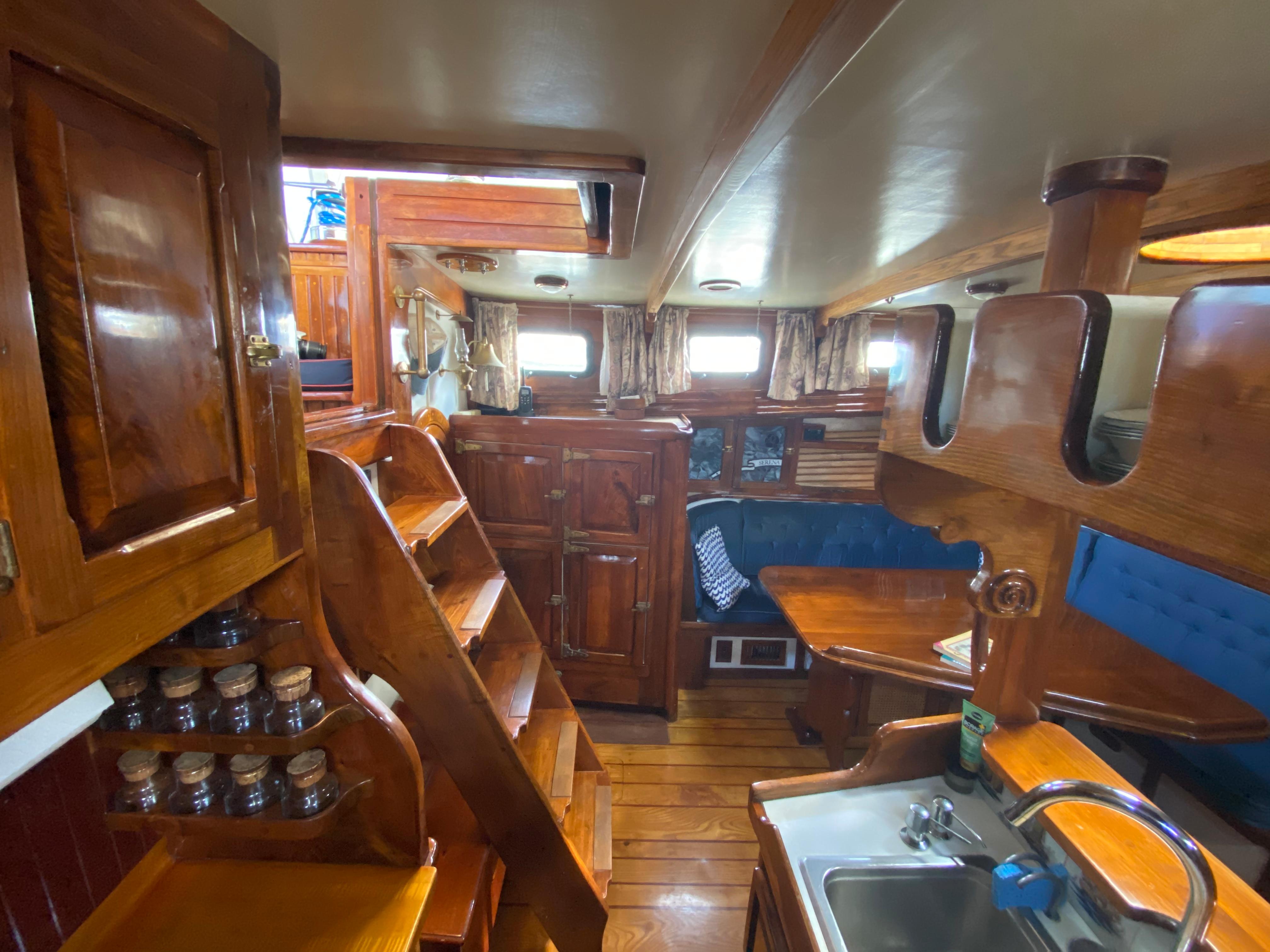 Looking to Port from Galley
