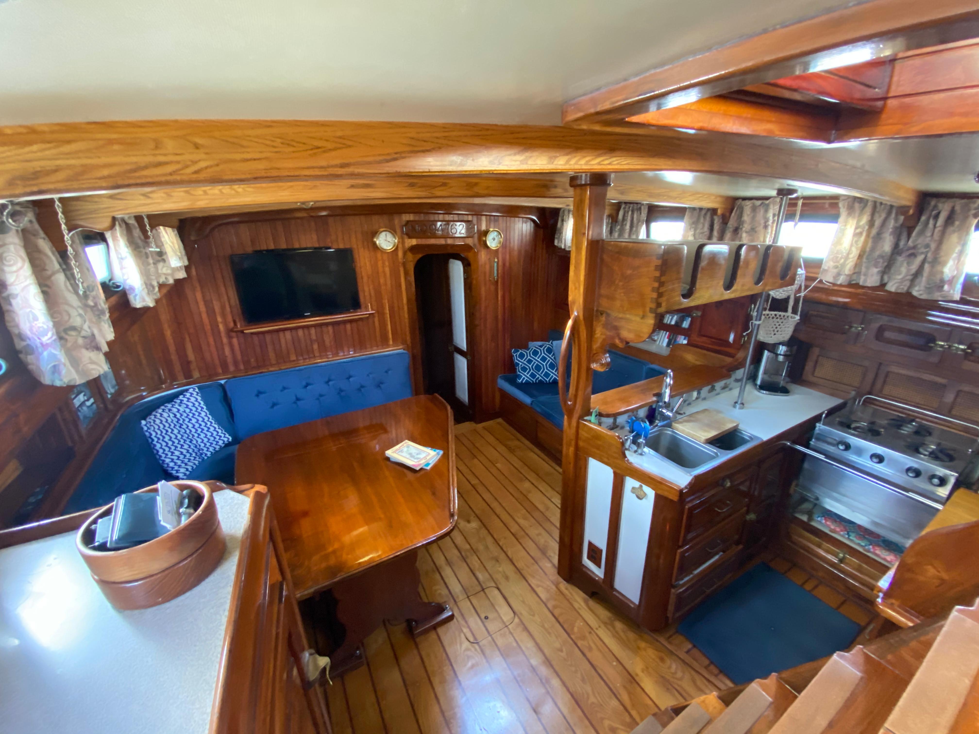 Looking Forward from Companionway Steps