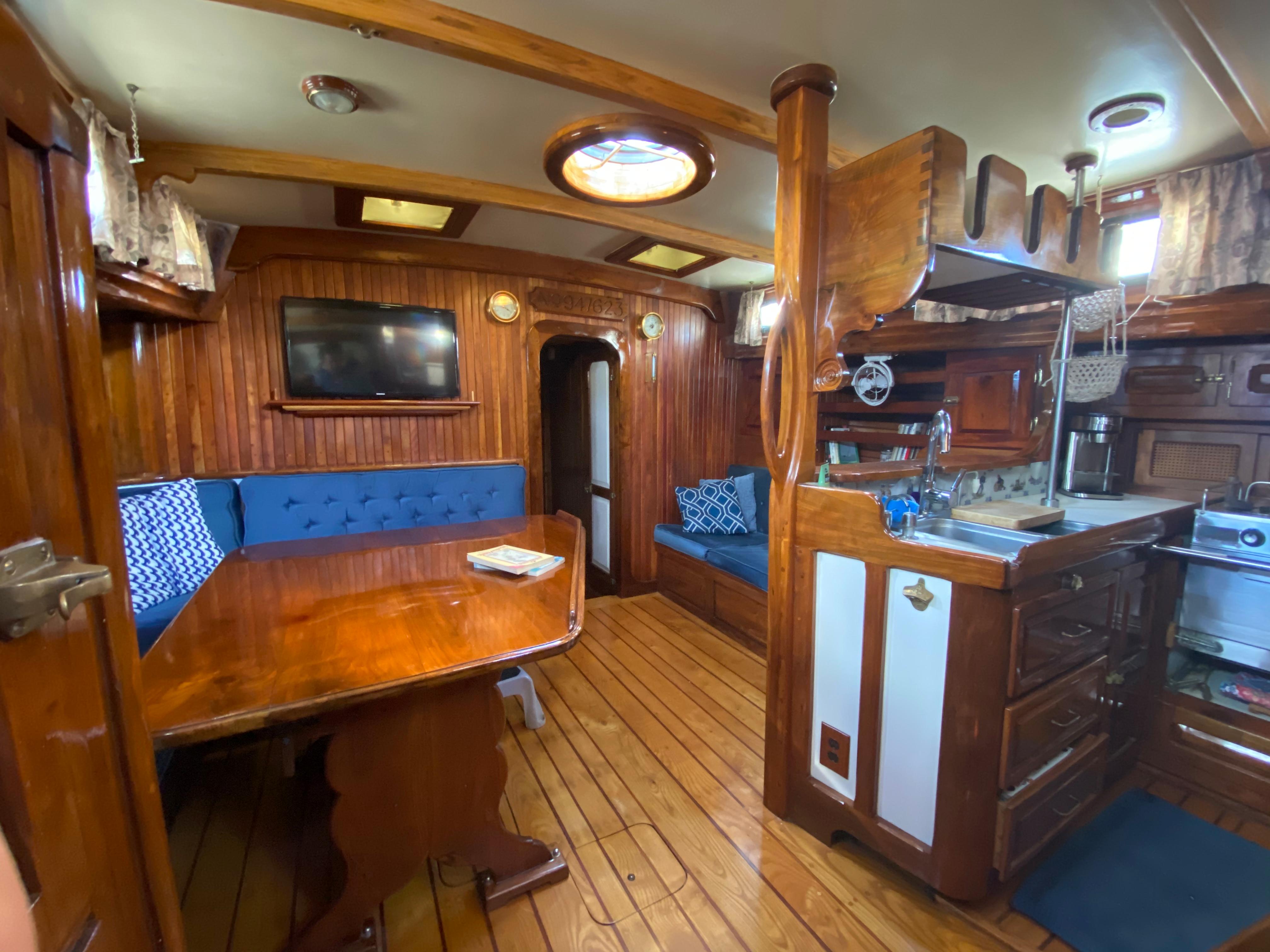 Looking Forward from Port aft corner of Salon
