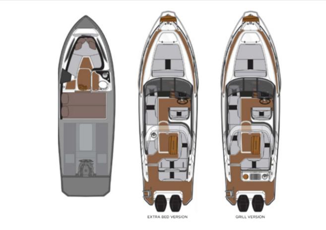 Hanover-305 Outboard Alpine Gray Ultimate Sport Edition 2025-Ready for Immediate Delivery FL-US-9663598 | Thumbnail