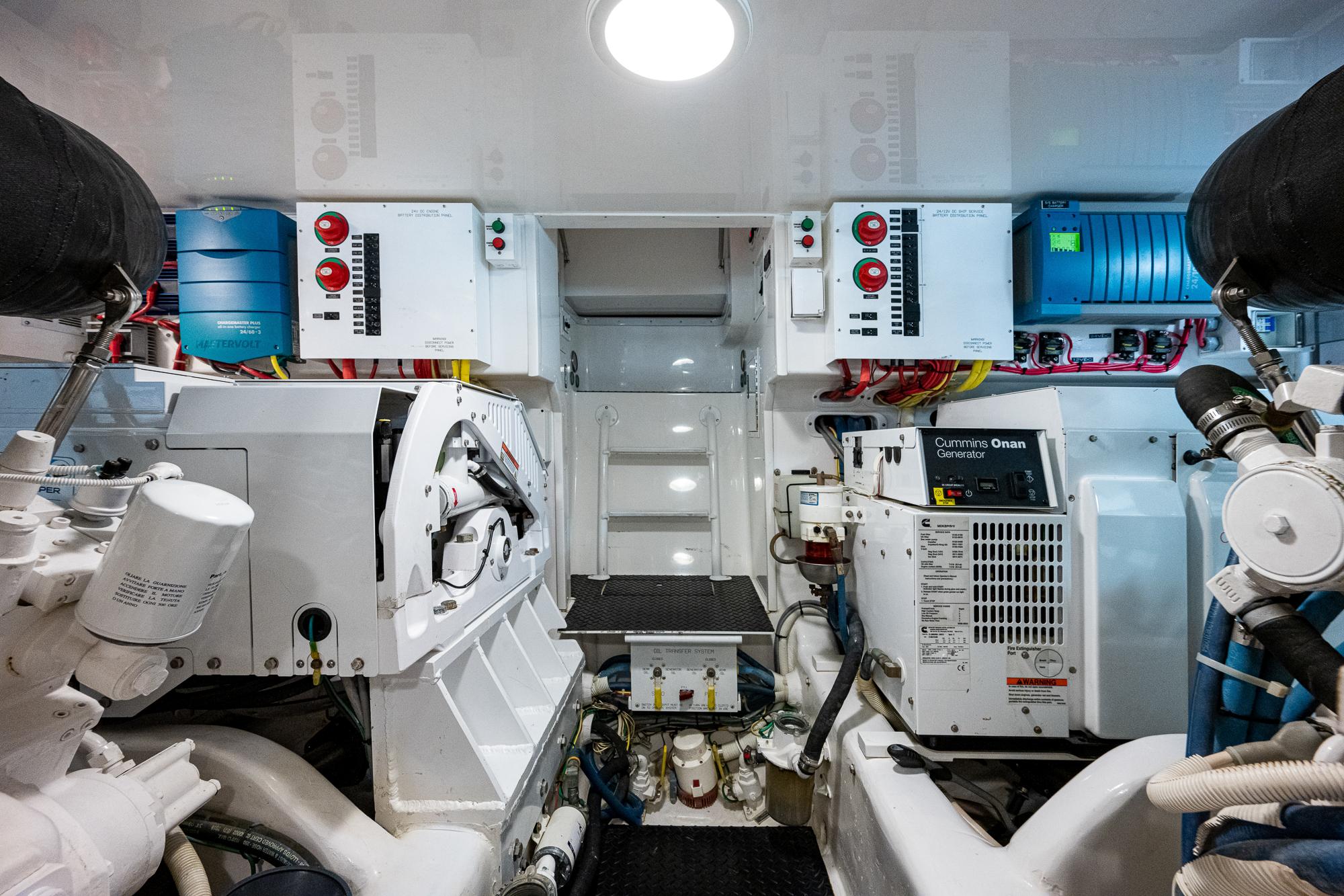 Viking 52 THE BOARDROOM - Engine Room