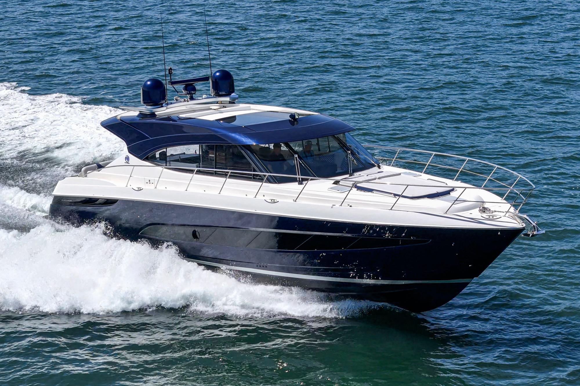2023 Riviera 5400 Sport Yacht #TBRM54134D-LLC inventory image at Sun Country Marine Group, San Diego Harbor Island