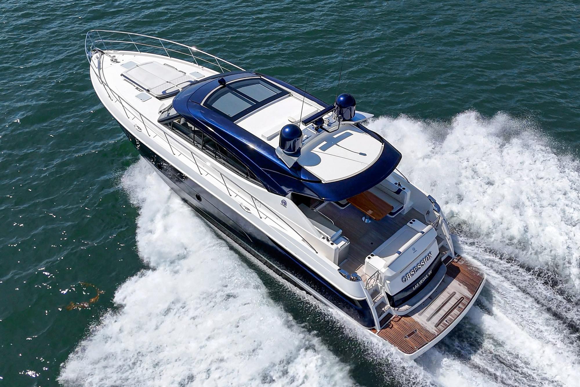 2023 Riviera 5400 Sport Yacht #TBRM54134D-LLC inventory image at Sun Country Marine Group, San Diego Harbor Island