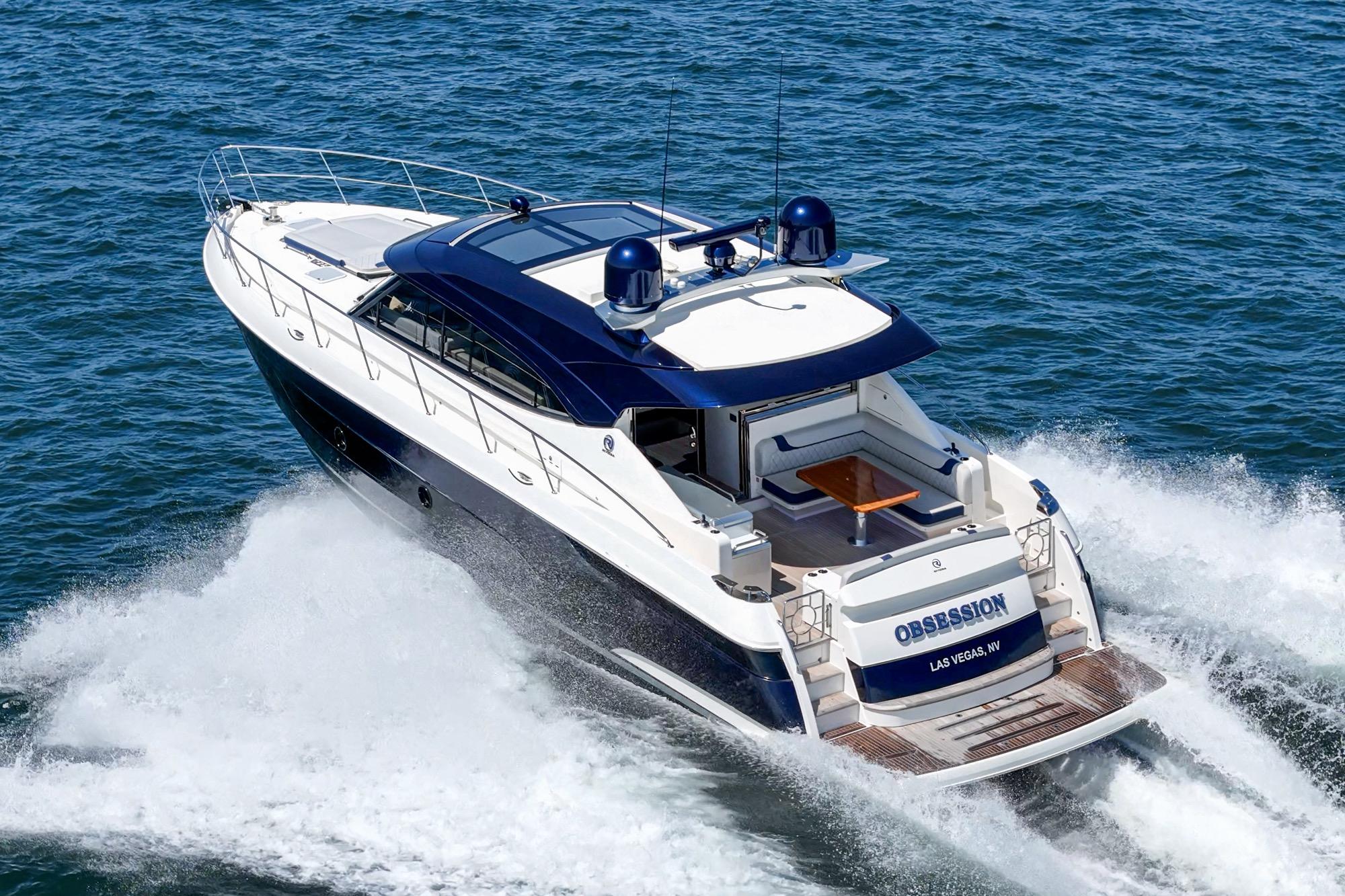 2023 Riviera 5400 Sport Yacht #TBRM54134D-LLC inventory image at Sun Country Marine Group, San Diego Harbor Island