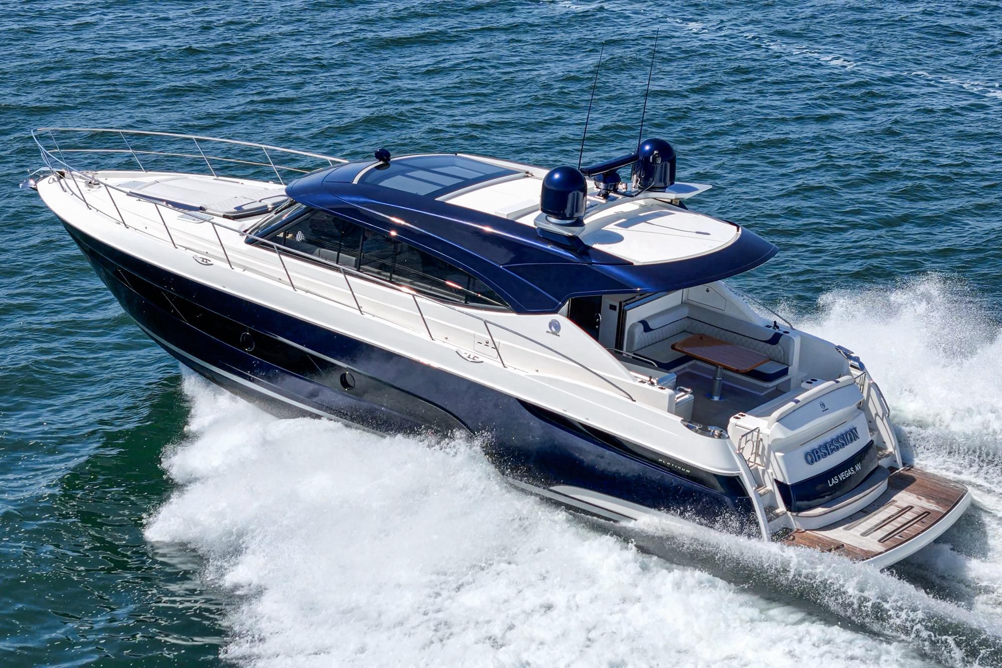 2023 Riviera 5400 Sport Yacht #TBRM54134D-LLC inventory image at Sun Country Marine Group, San Diego Harbor Island
