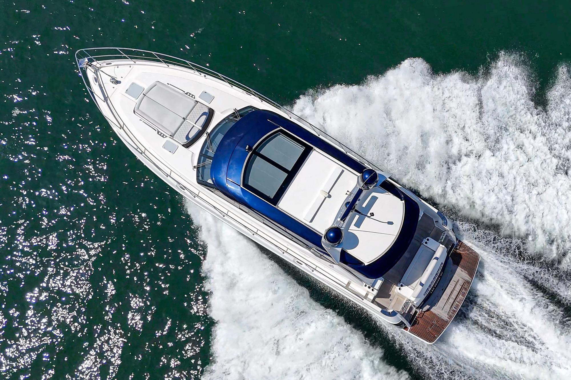 2023 Riviera 5400 Sport Yacht #TBRM54134D-LLC inventory image at Sun Country Marine Group, San Diego Harbor Island