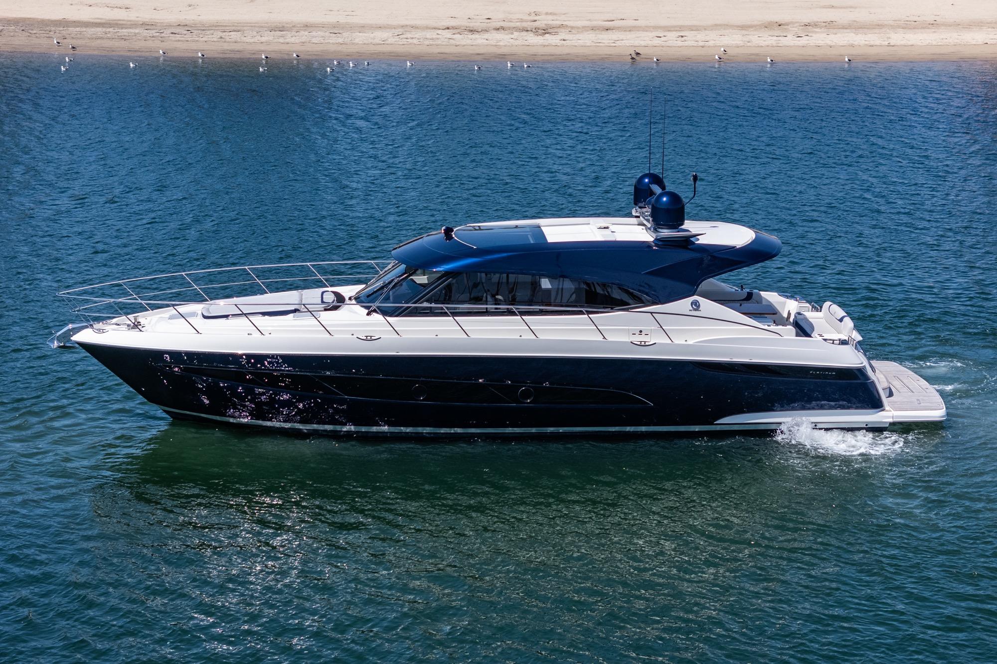 2023 Riviera 5400 Sport Yacht #TBRM54134D-LLC inventory image at Sun Country Marine Group, San Diego Harbor Island