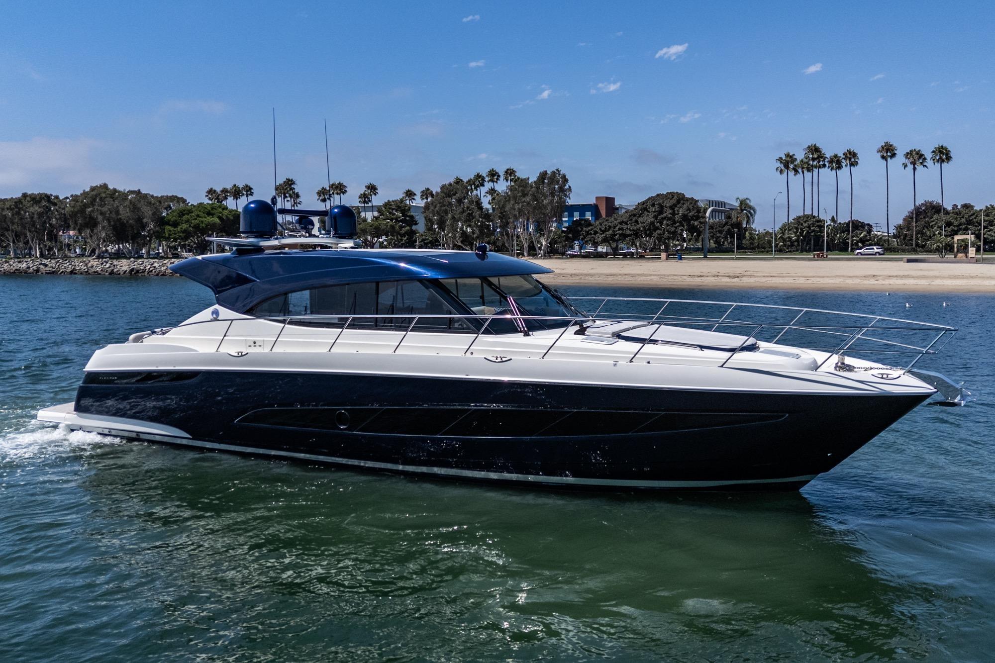 2023 Riviera 5400 Sport Yacht #TBRM54134D-LLC inventory image at Sun Country Marine Group, San Diego Harbor Island