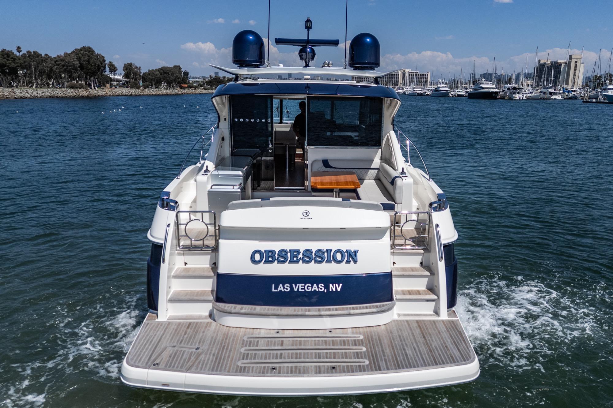 2023 Riviera 5400 Sport Yacht #TBRM54134D-LLC inventory image at Sun Country Marine Group, San Diego Harbor Island