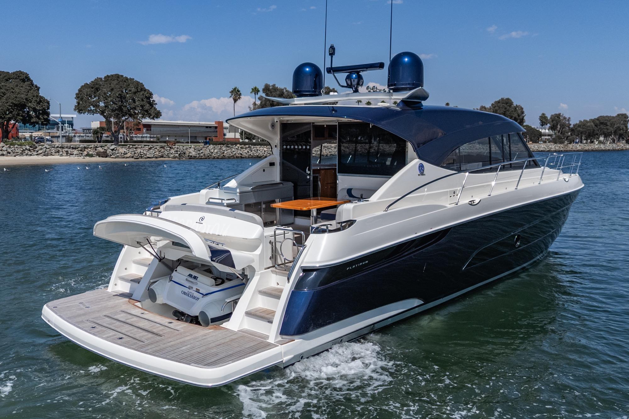 2023 Riviera 5400 Sport Yacht #TBRM54134D-LLC inventory image at Sun Country Marine Group, San Diego Harbor Island