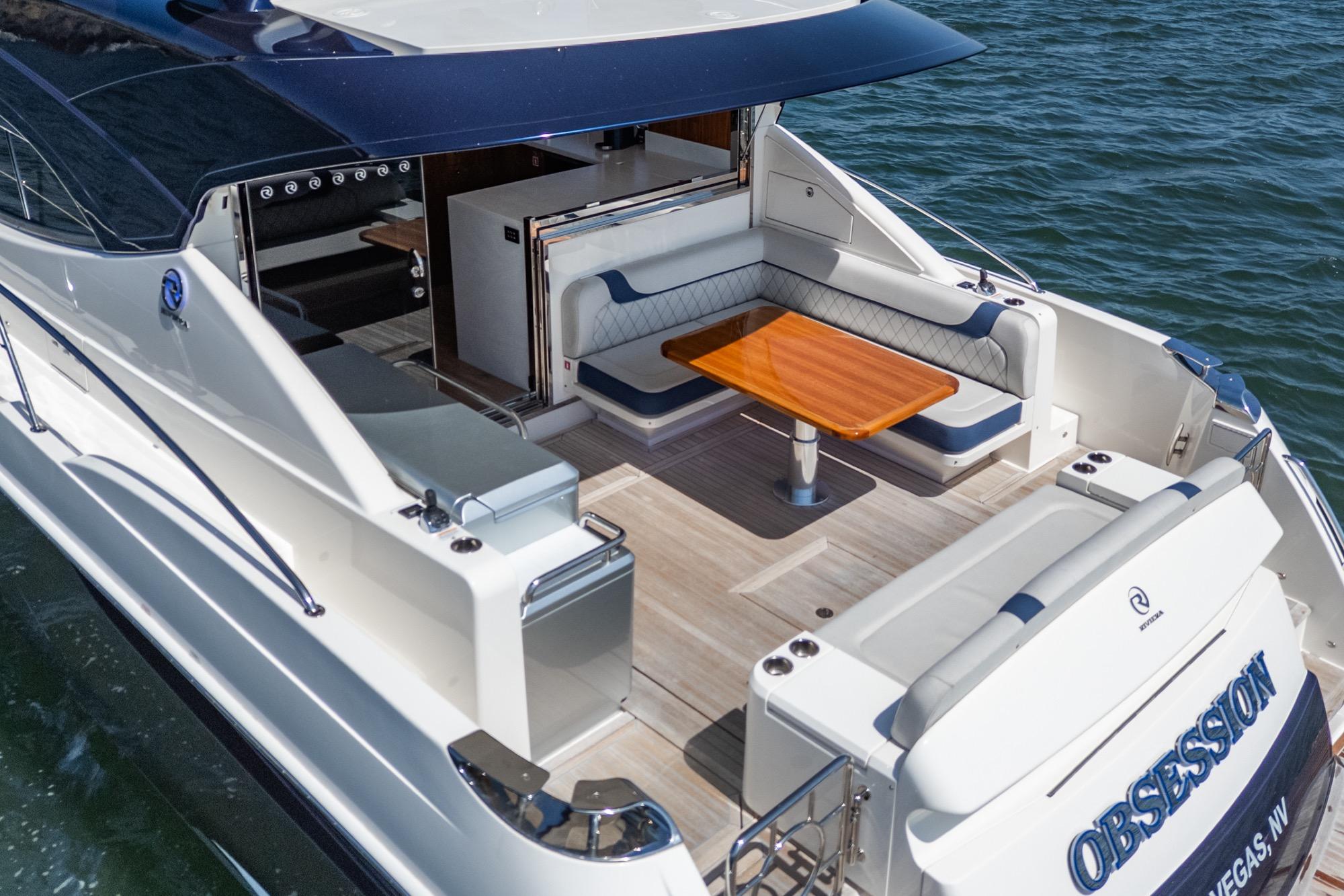 2023 Riviera 5400 Sport Yacht #TBRM54134D-LLC inventory image at Sun Country Marine Group, San Diego Harbor Island