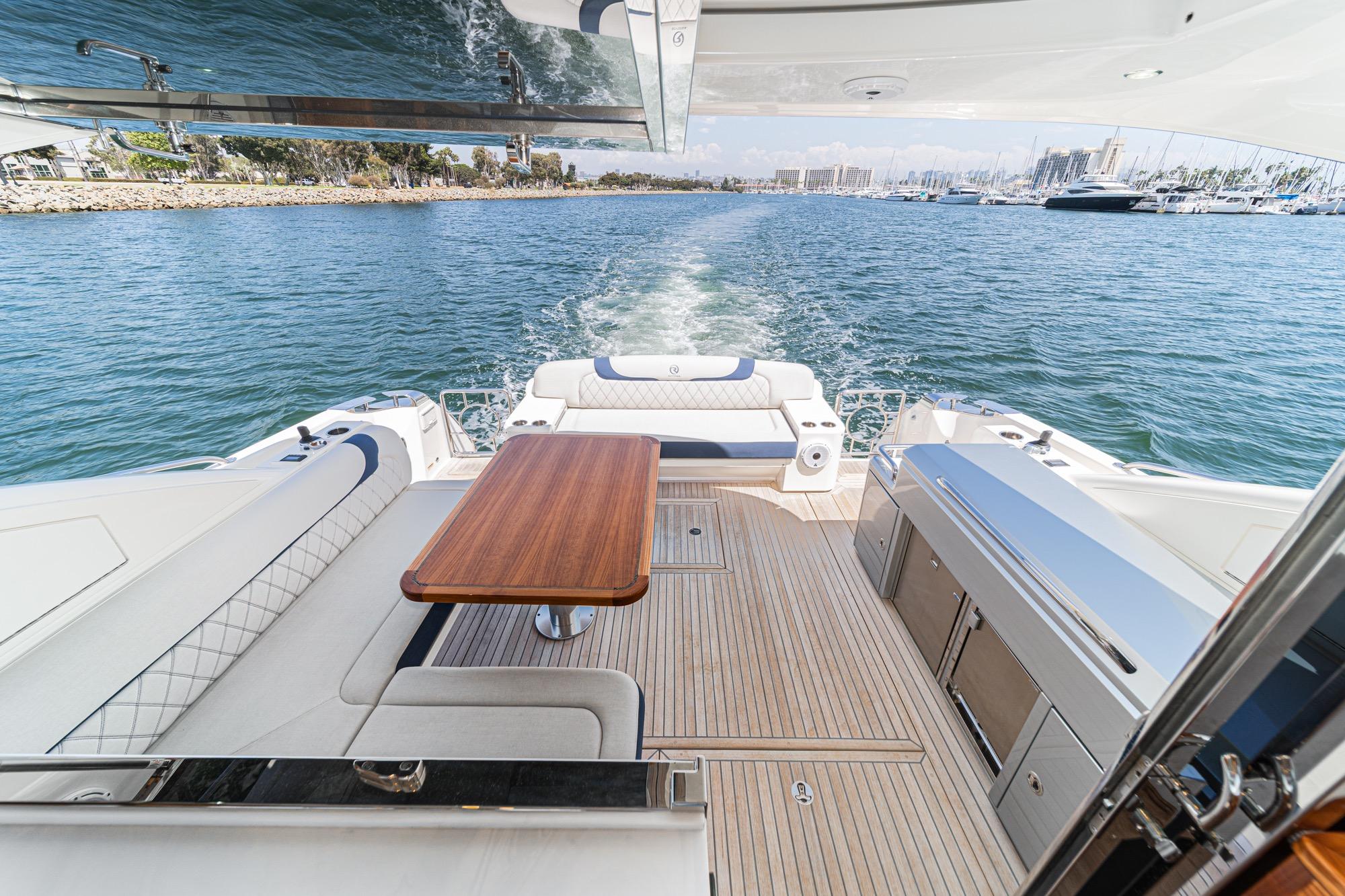 2023 Riviera 5400 Sport Yacht #TBRM54134D-LLC inventory image at Sun Country Marine Group, San Diego Harbor Island