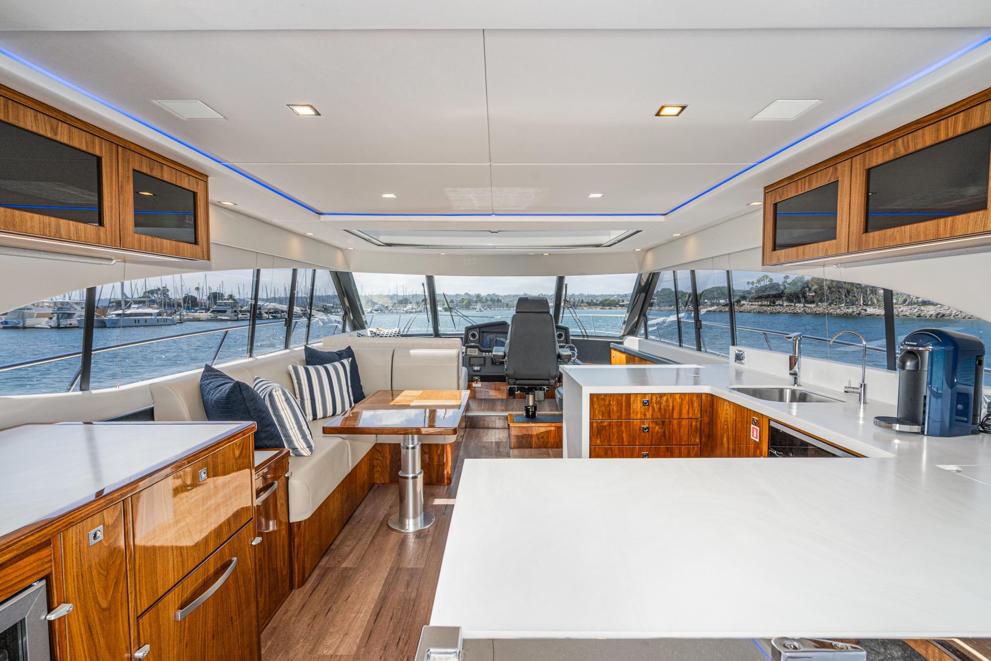 2023 Riviera 5400 Sport Yacht #TBRM54134D-LLC inventory image at Sun Country Marine Group, San Diego Harbor Island