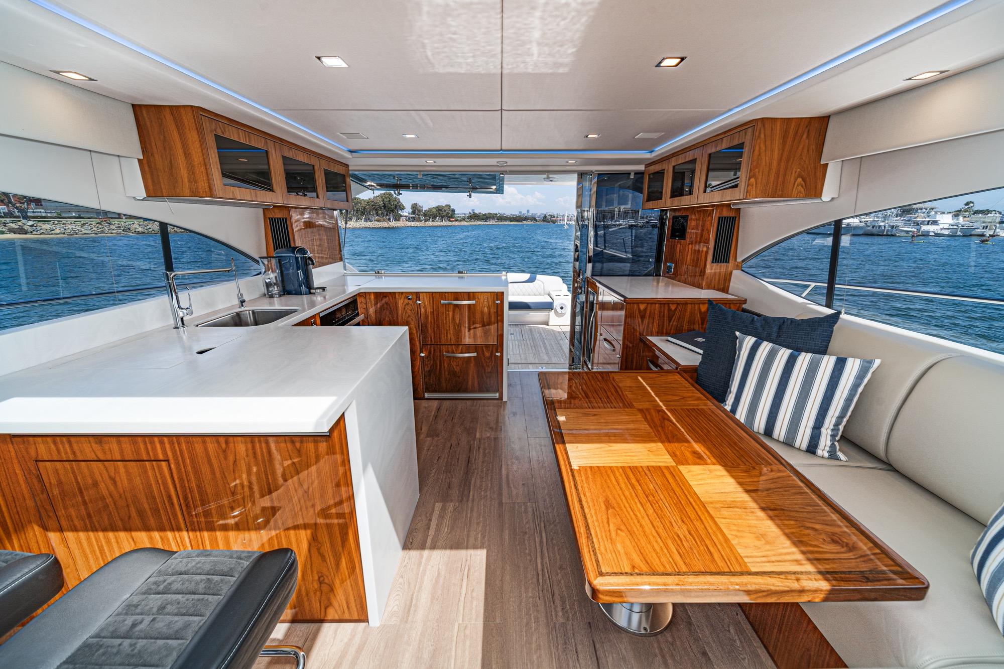 2023 Riviera 5400 Sport Yacht #TBRM54134D-LLC inventory image at Sun Country Marine Group, San Diego Harbor Island