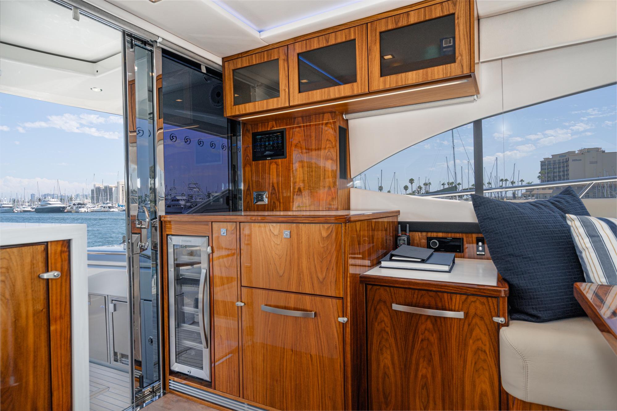 2023 Riviera 5400 Sport Yacht #TBRM54134D-LLC inventory image at Sun Country Marine Group, San Diego Harbor Island