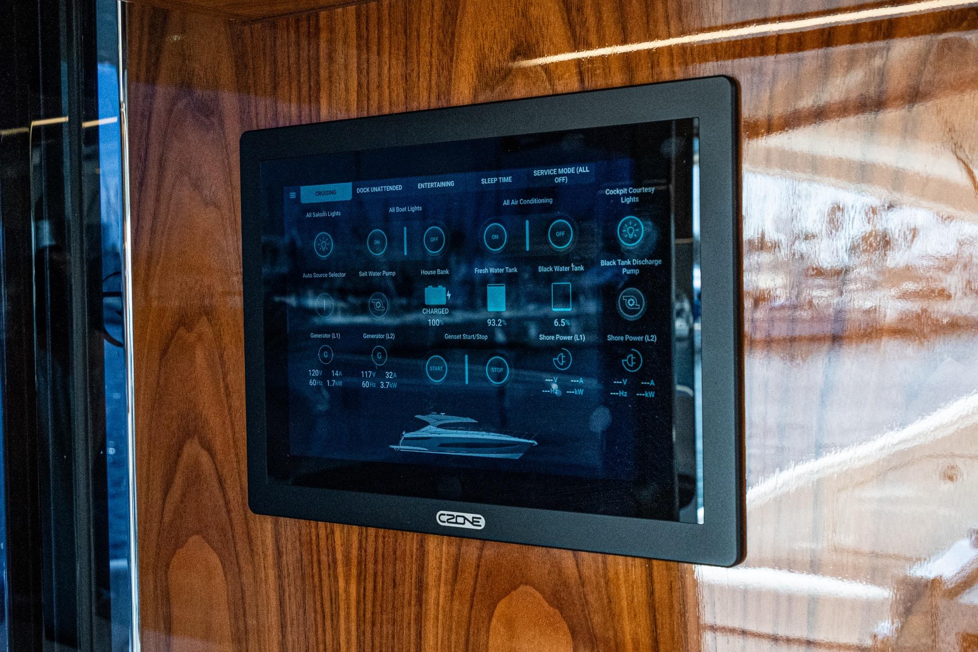 2023 Riviera 5400 Sport Yacht #TBRM54134D-LLC inventory image at Sun Country Marine Group, San Diego Harbor Island