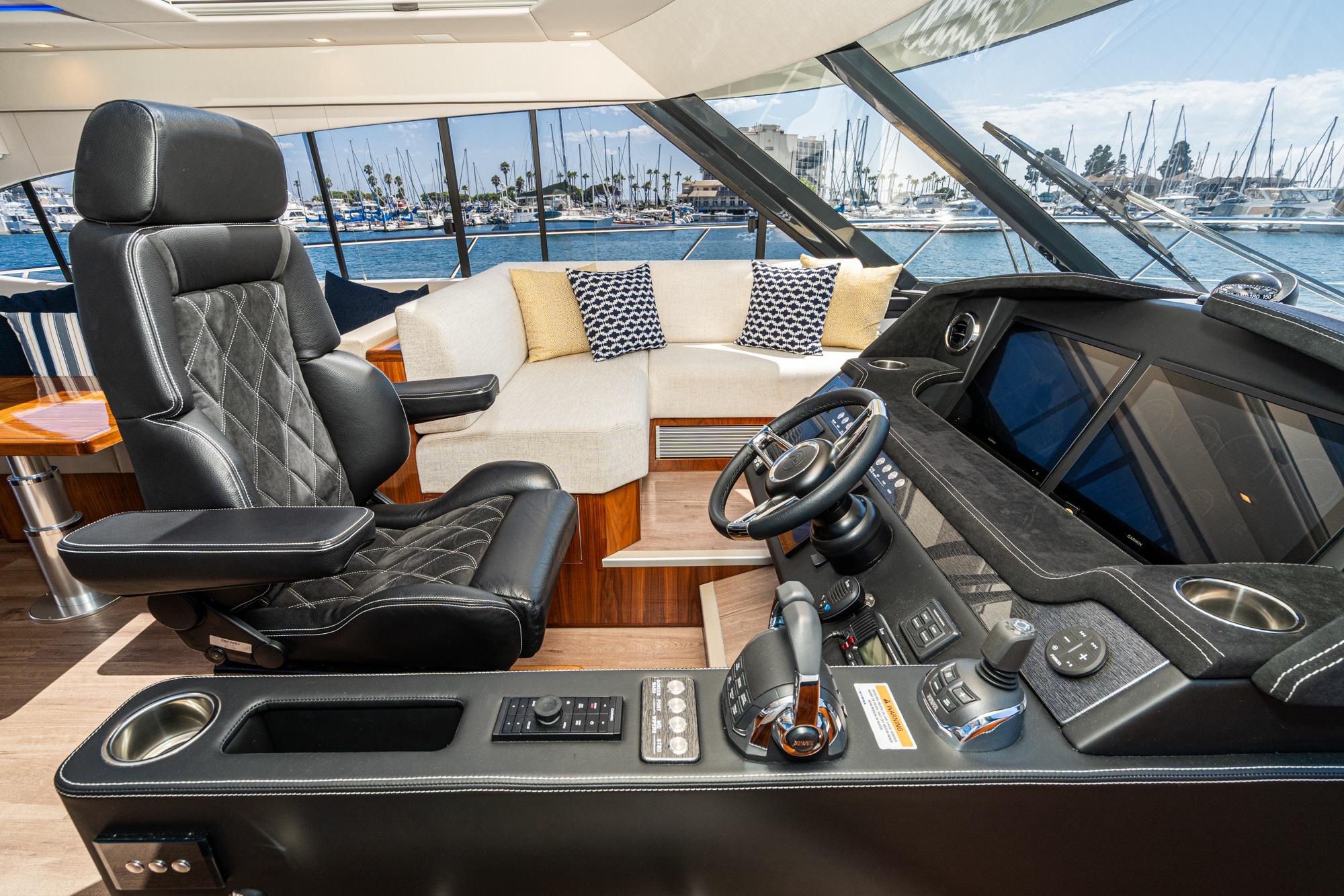 2023 Riviera 5400 Sport Yacht #TBRM54134D-LLC inventory image at Sun Country Marine Group, San Diego Harbor Island