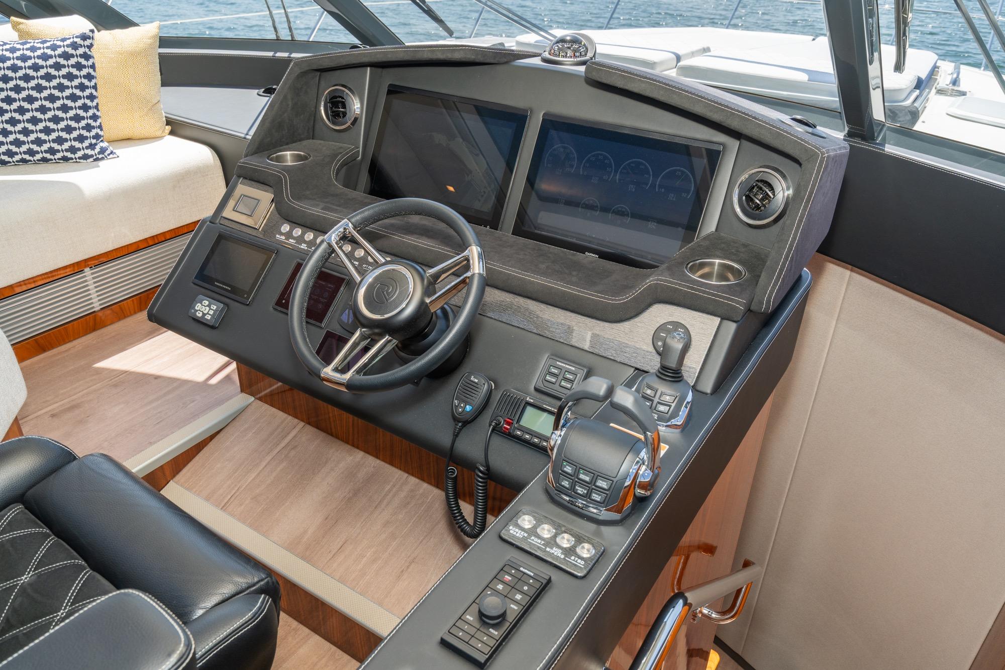 2023 Riviera 5400 Sport Yacht #TBRM54134D-LLC inventory image at Sun Country Marine Group, San Diego Harbor Island