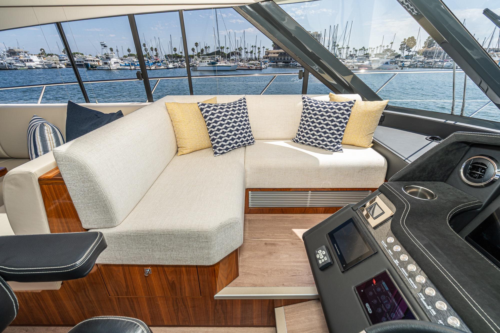 2023 Riviera 5400 Sport Yacht #TBRM54134D-LLC inventory image at Sun Country Marine Group, San Diego Harbor Island