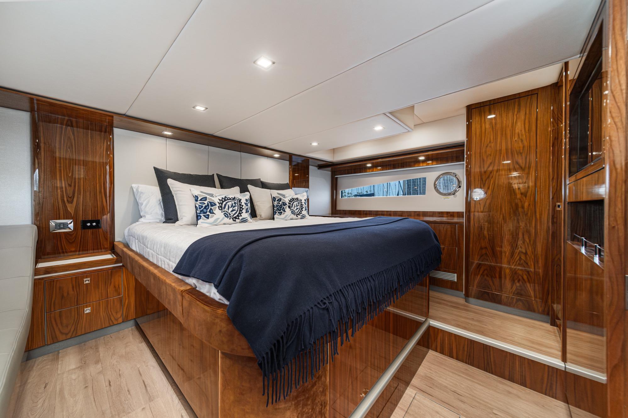 2023 Riviera 5400 Sport Yacht #TBRM54134D-LLC inventory image at Sun Country Marine Group, San Diego Harbor Island