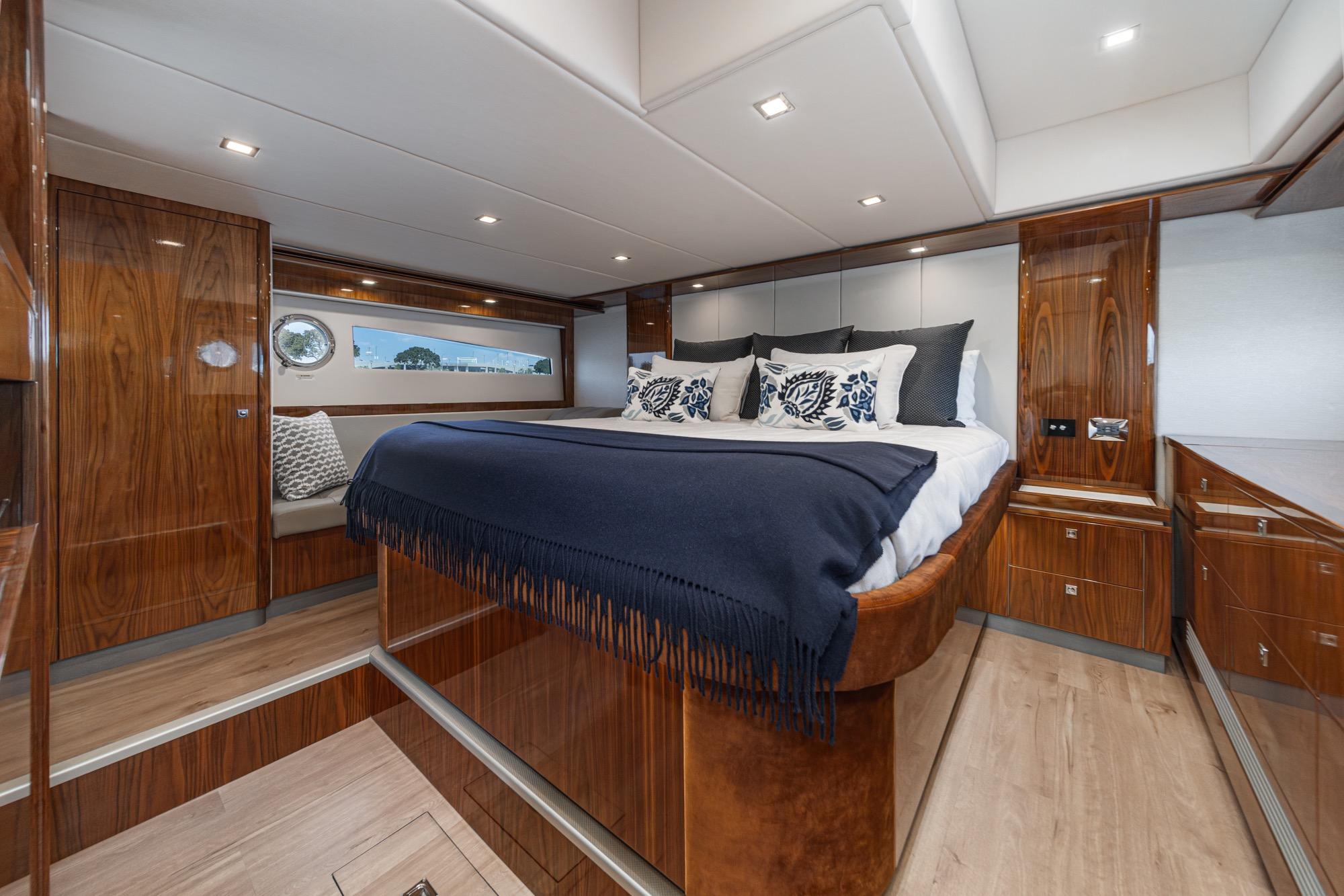 2023 Riviera 5400 Sport Yacht #TBRM54134D-LLC inventory image at Sun Country Marine Group, San Diego Harbor Island