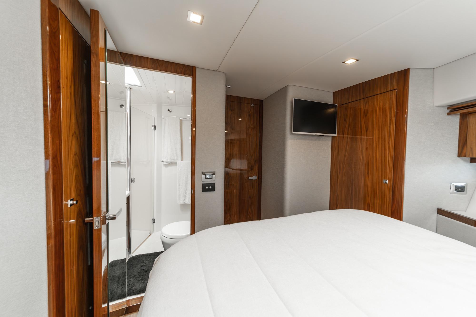 2023 Riviera 5400 Sport Yacht #TBRM54134D-LLC inventory image at Sun Country Marine Group, San Diego Harbor Island