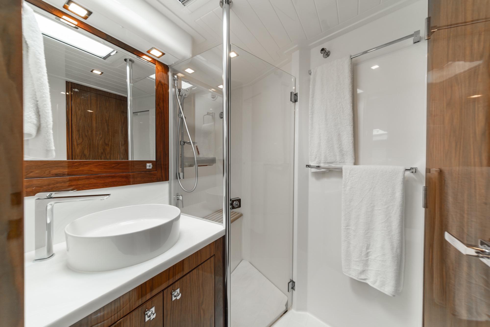 2023 Riviera 5400 Sport Yacht #TBRM54134D-LLC inventory image at Sun Country Marine Group, San Diego Harbor Island