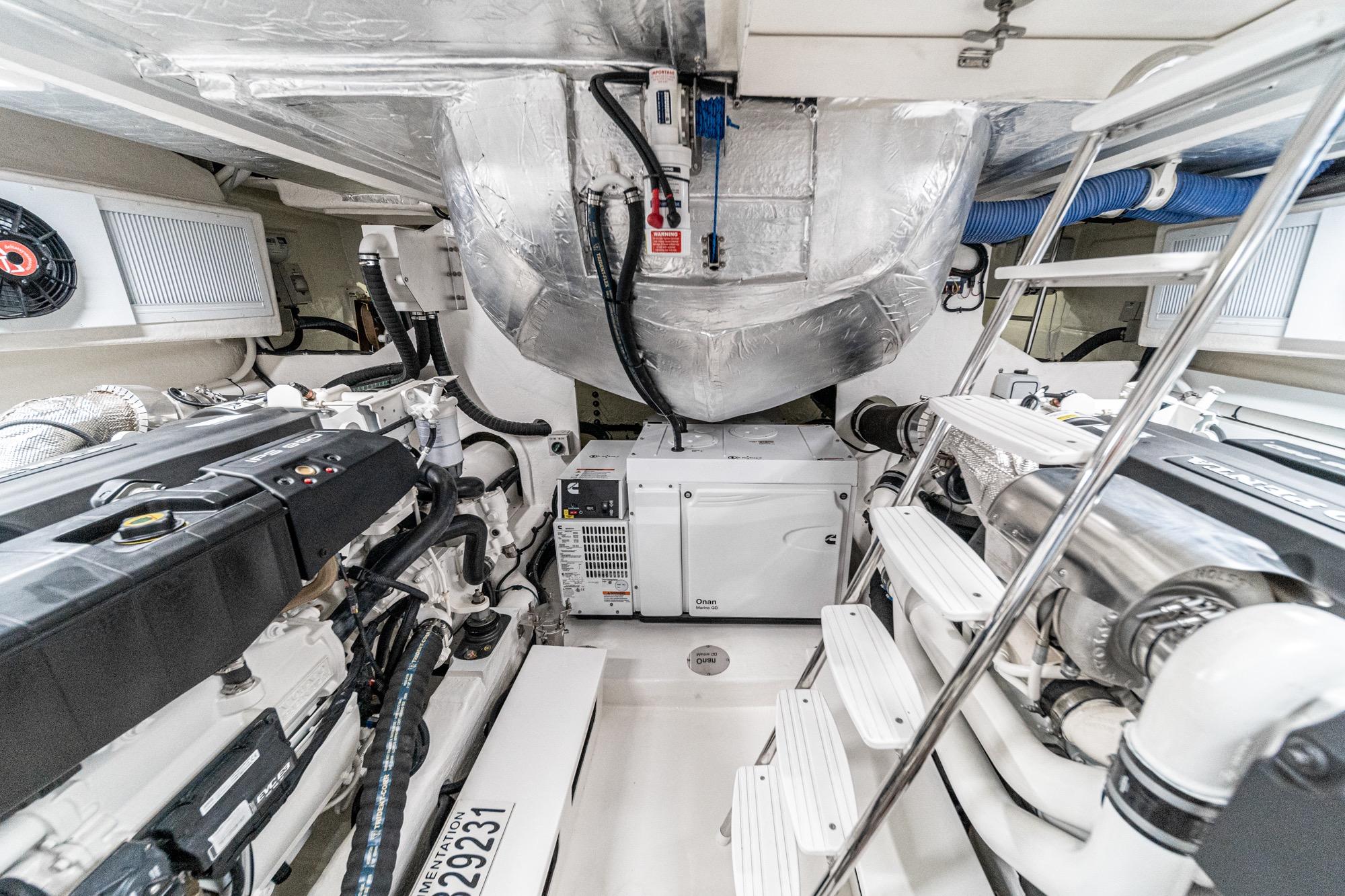 2023 Riviera 5400 Sport Yacht #TBRM54134D-LLC inventory image at Sun Country Marine Group, San Diego Harbor Island