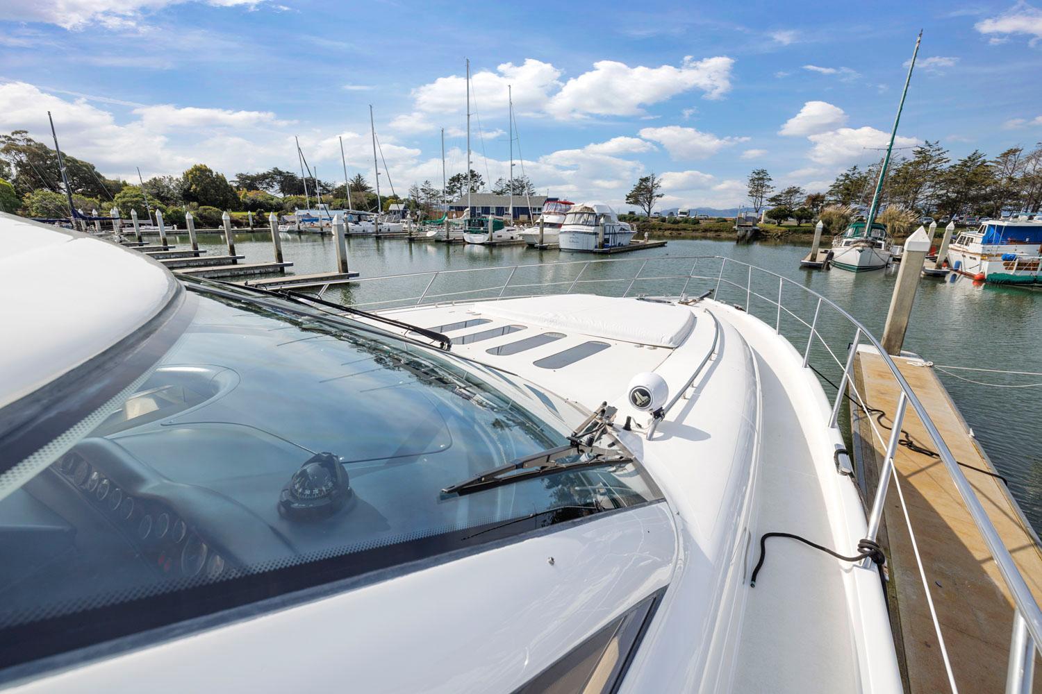Princess-65 2003-DISMISSED CA-US-Luxury yacht Princess 65, 2003 model, docked at a scenic marina.-8801006 | Thumbnail