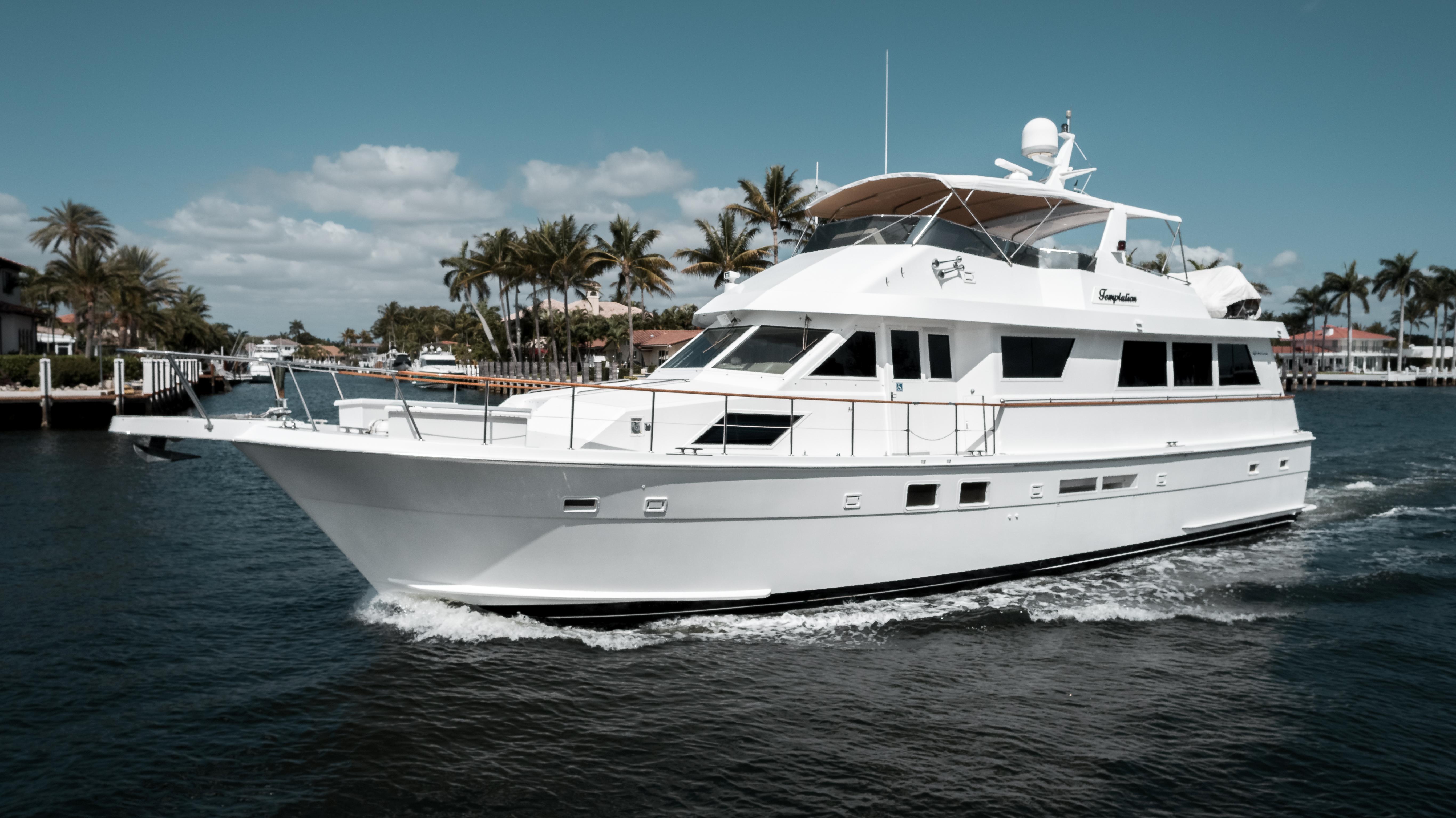 used hatteras motor yacht for sale