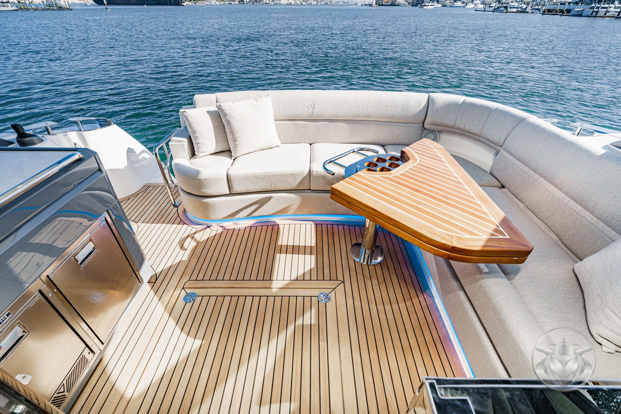 2026 Riviera 4600 Sport Yacht Platinum Edition #R082 inventory image at Sun Country Marine Group, Newport Beach