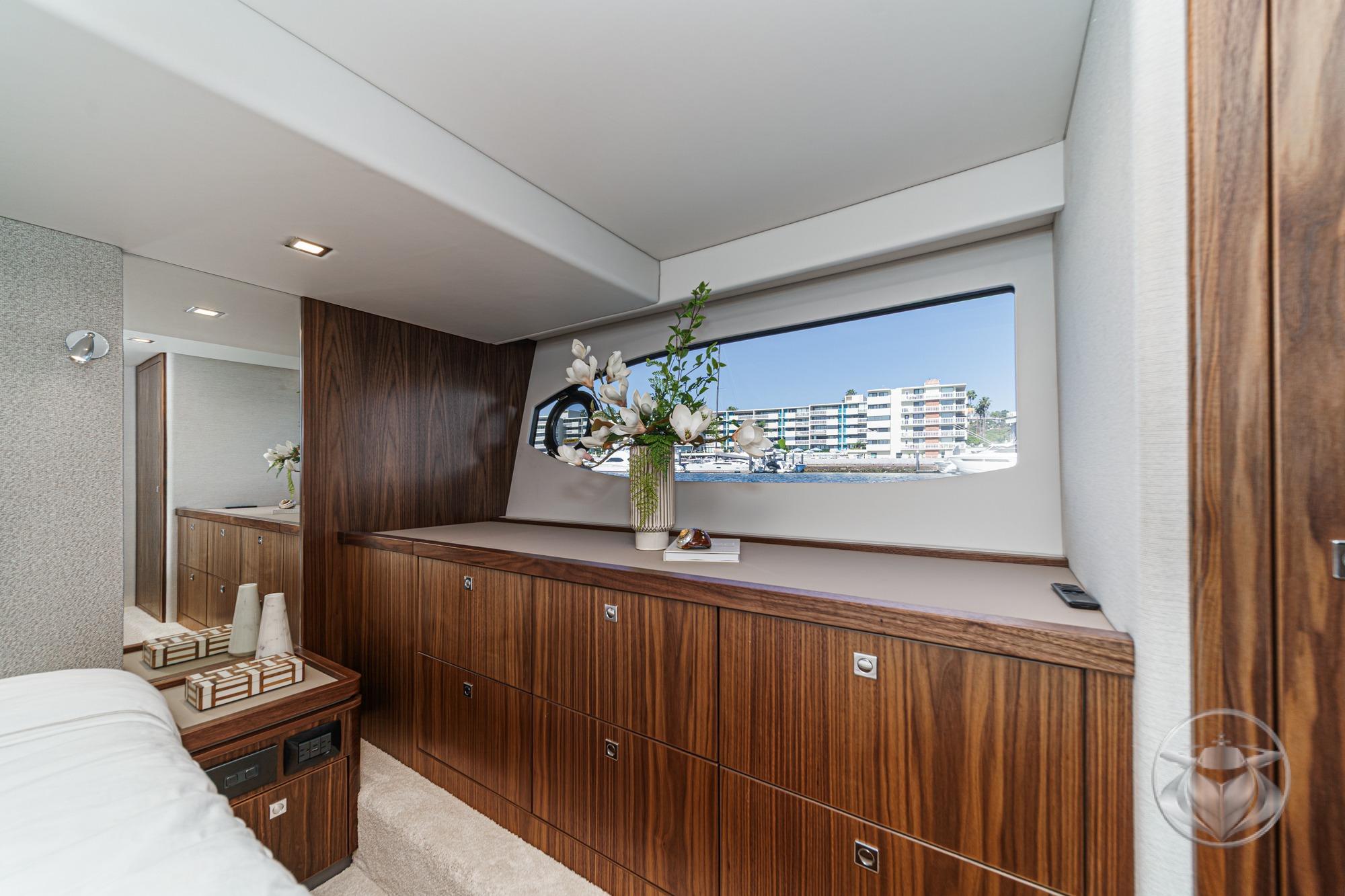 2026 Riviera 4600 Sport Yacht Platinum Edition #R082 inventory image at Sun Country Marine Group, Newport Beach