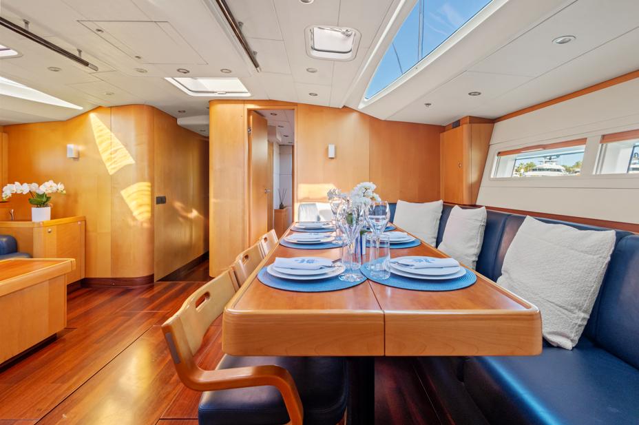 Valkyrie Yacht Photos Pics Dining room